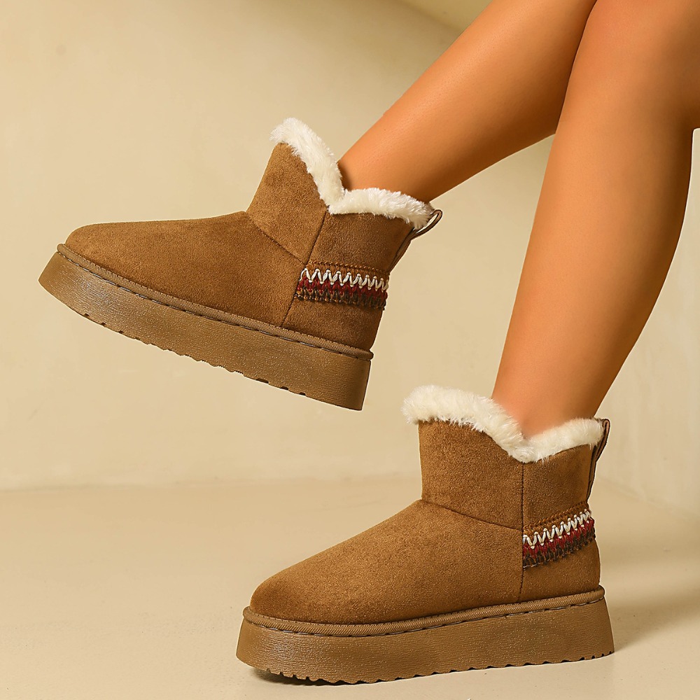 Espadrille Slip On - New Winter Women's Suede Snow Boots