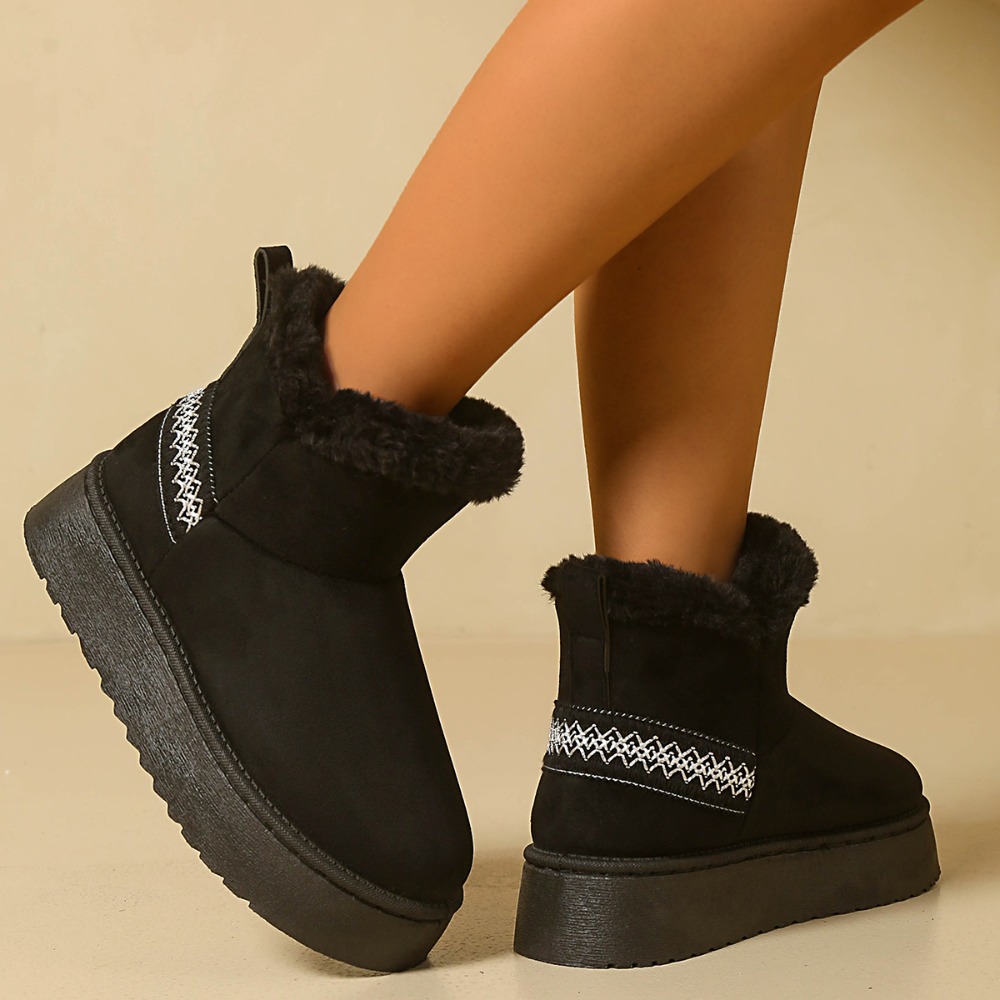 New Winter Women's Suede Snow  - Espadrille Slip On review and price