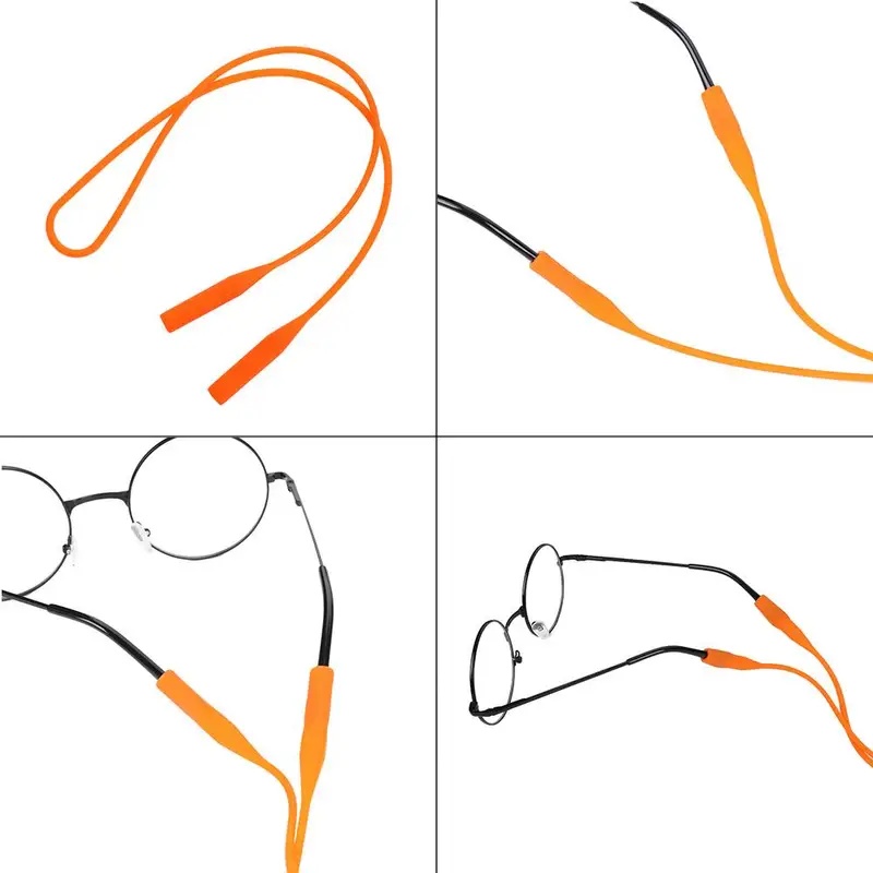 1pc Silicone Eyeglasses Straps - Sunglass Retainer Cord review and price